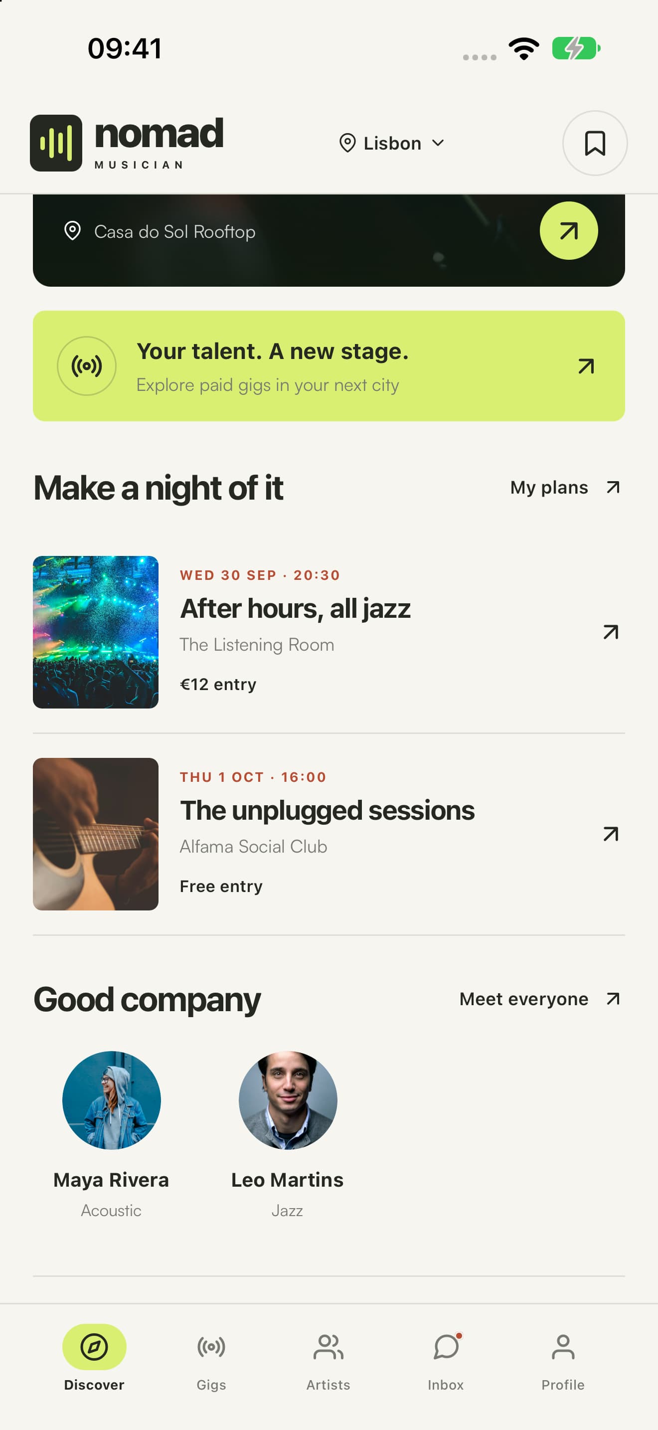 Nomad Musician Mobile screenshot 2