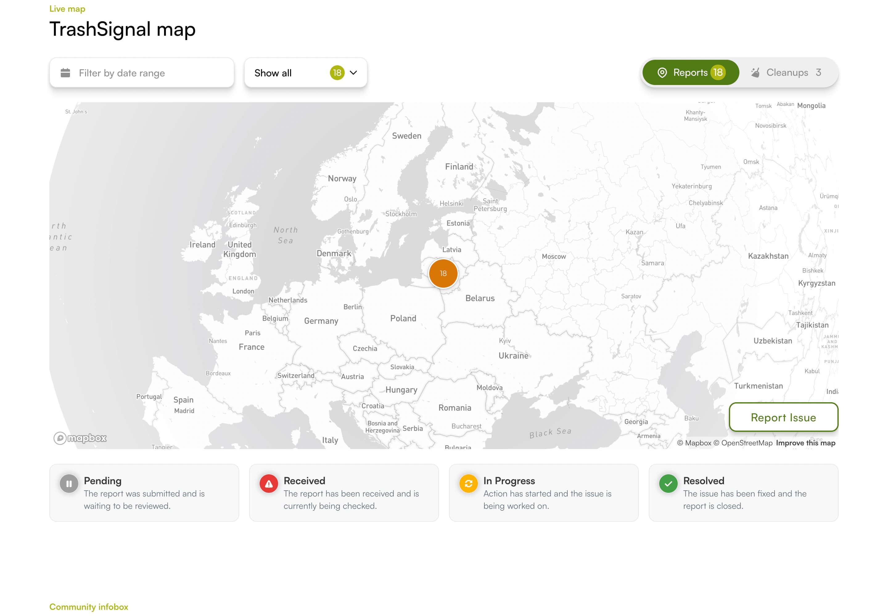 TrashSignal Client screenshot 2