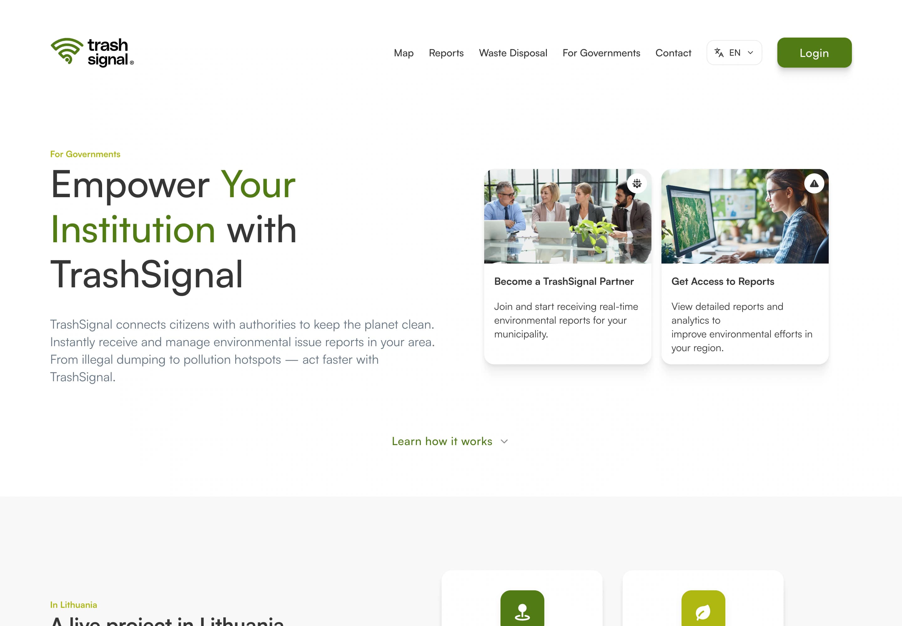 TrashSignal Public Site screenshot 1